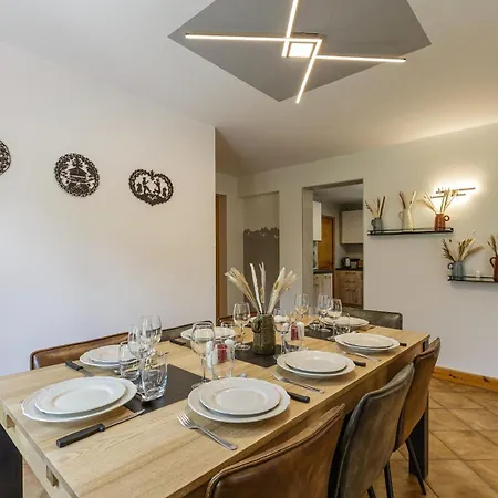 Arve - 4ch Jardin Nature Vues Bbq Poele Chalet