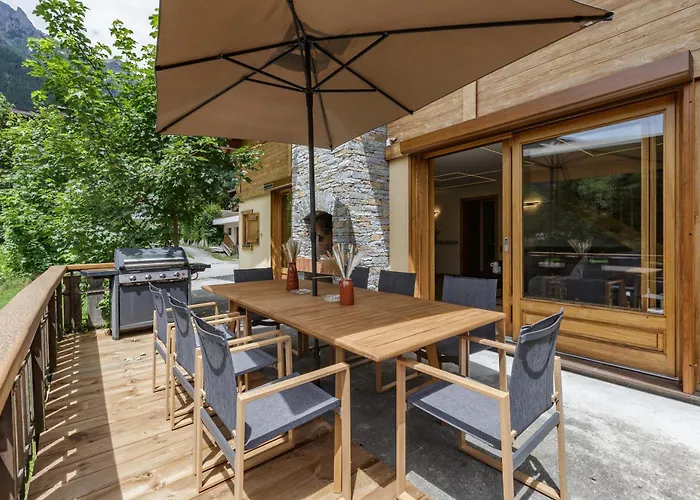 Chalet Arve - 4ch Jardin Nature Vues Bbq Poele