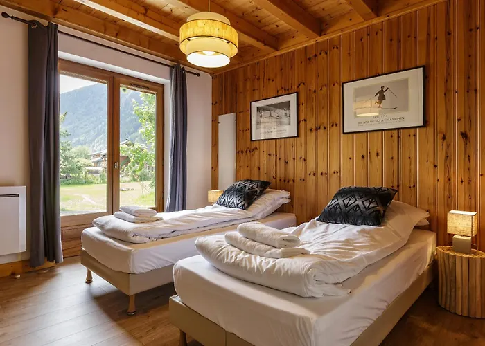 Arve - 4ch Jardin Nature Vues Bbq Poele Chalet