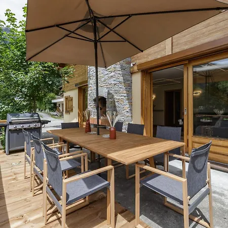 Chalet Arve - 4ch Jardin Nature Vues Bbq Poele